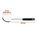 Ver imagem 3 de Kit Concha Pequena Feijão + Escumadeira Arroz 9cm Cabo 23cm