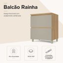 Ver imagem 4 de Balcão 1 Porta Basculante 1 Gaveta Nesher Rainha 80cm MDF