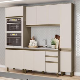 Cozinha Completa Connect 4 Peças Duna/cristal - Móveis Henn - 2