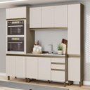 Ver imagem 2 de Cozinha Completa Connect 4 Peças Duna/cristal - Móveis Henn