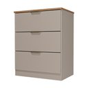 Ver imagem 2 de Cômoda Milan 3 Gavetas Carraro Avelã