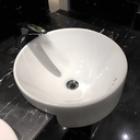 Ver imagem 3 de Cuba para Banheiro Kohler Vox Semiencaixe Redonda Branca 41x41cm | 97013BR-0