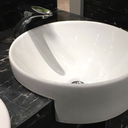 Ver imagem 5 de Cuba para Banheiro Kohler Vox Semiencaixe Redonda Branca 41x41cm | 97013BR-0