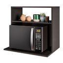 Ver imagem 1 de Suporte Aéreo Multiuso para Forno Micro-ondas Laura 60cm Preto - Desk Design