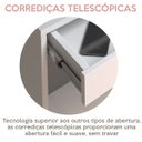 Ver mais imagens de Escrivaninha College Ii Office Mesa de Estudos com Gavetas Branco