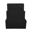 Ver imagem 2 de Escada Pet para Cães e Gatos Suede Preto Dal Poz Estofados