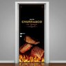 Adesivo Para Porta Aqui Tem Churrasco- 93X210Cm - 1