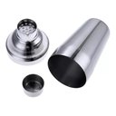 Ver imagem 2 de Coqueteleira Completa de Inox Bebidas Drinks 750ml