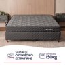 Cama Box com Colchão Viúva Ortopédico Espuma D45 Extra Firme 128x188x51cm Bf Colchões - 2