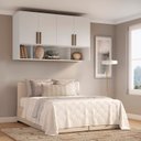 Ver imagem 2 de Armário Aéreo Modulado para Quarto 4 Portas 170cm 100% MDF Trend Altezza