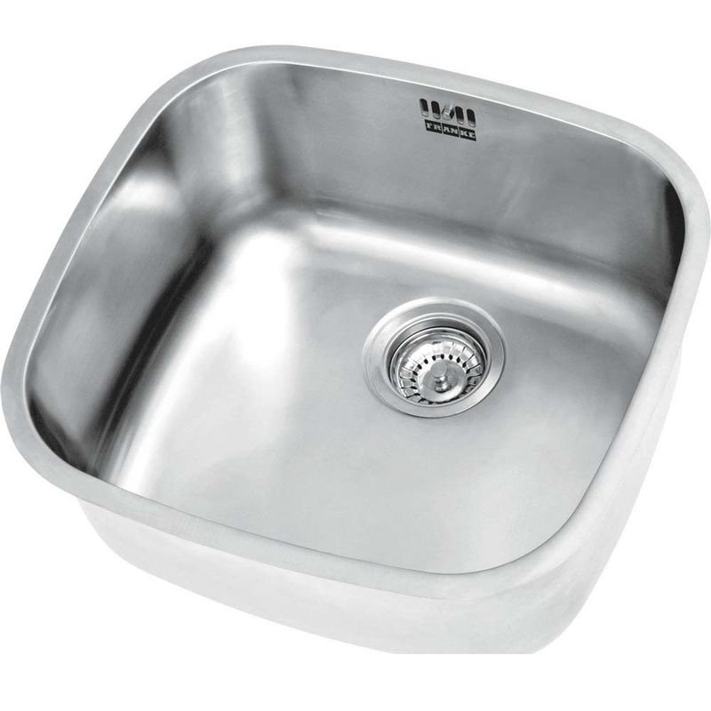 Cuba de Inox Presenza 46x42x22 Cm Fosca Aço 304 com Válvula - 50122 - Franke - 1