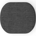 Ver mais imagens de Kit 2 Puffs Decorativos Orgânico para Living Quarto 70cm Doha W01 Linho Cinza Escuro - Lyam Decor
