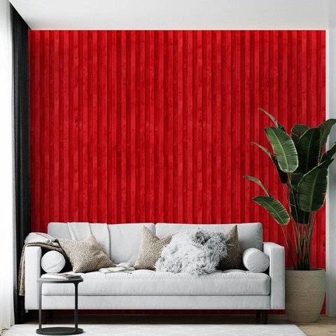 Papel de Parede Adesivo Contêiner Vermelho - 3,3m