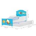 Ver imagem 3 de Mini Cama Infantil com Auxiliar Pop Foguete com Colchões