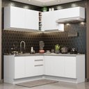 Ver imagem 1 de Armário de Cozinha Completa de Canto 349cm Branco Glamy Madesa 03