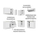 Ver imagem 5 de Armário de Cozinha Completa de Canto 349cm Branco Glamy Madesa 03