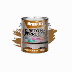 Esmalte Direto na Ferrugem Brasilux 3,6l:ouro Antigo - 2