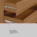 Ver imagem 6 de Guarda Roupa Casal 4 Portas e 3 Gavetas Attore - Nogueira/nude Prime Tx