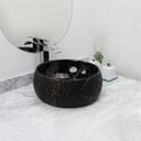 Ver imagem 3 de Kit Cuba Pia Louça Cerâmica Banheiro C/Torn e Vál Cromada 63