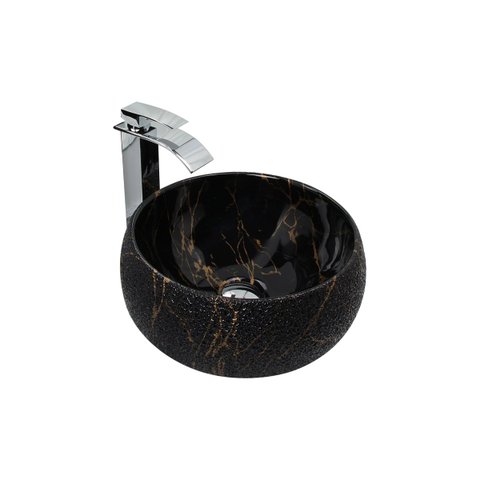 Kit Cuba Pia Louça Cerâmica Banheiro C/Torn e Vál Cromada 63