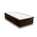 Ver imagem 2 de Cama Box Baú Queen Universal Suede Brown (158x198x35) - Ortobom