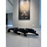Escultura Pantera Ataque Grande, Jardim e Piscina 150 Cm:preto Fosco - 5