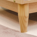 Ver imagem 5 de Berço Cômoda e Guarda Roupa para Quarto Infantil Quater Linha Tomi Cinza com Carvalho