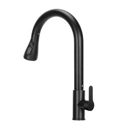 Torneira de Cozinha com Ducha Extensível Giro do Corpo 360° e Misturador de Água Quente e Fria - 2