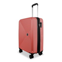 Mala de Bordo 10kg de Viagem Rígida Cadeado Tsa Rodas Duplas 360° Gladiador B4mb2:coral - 2
