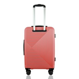 Mala de Bordo 10kg de Viagem Rígida Cadeado Tsa Rodas Duplas 360° Gladiador B4mb2:coral - 4