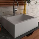 Ver imagem 1 de Cuba para Banheiro Quadrada Branco Bn3630 - Tecno Mobili