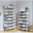 Ver imagem 3 de Sapateira Vertical 9 Prateleiras Organizador