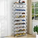 Ver imagem 2 de Sapateira Vertical 9 Prateleiras Organizador