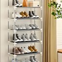 Ver imagem 6 de Sapateira Vertical 9 Prateleiras Organizador