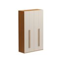 Ver imagem 3 de Guarda Roupa 4 Portas 3 Gavetas Linha Brasil Freijó com Off White Yescasa