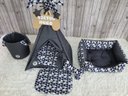 Ver mais imagens de Kit Caminha P Grey Toca Cesto Organizador Cama Colchão Pet Cabana Caes e Gatos