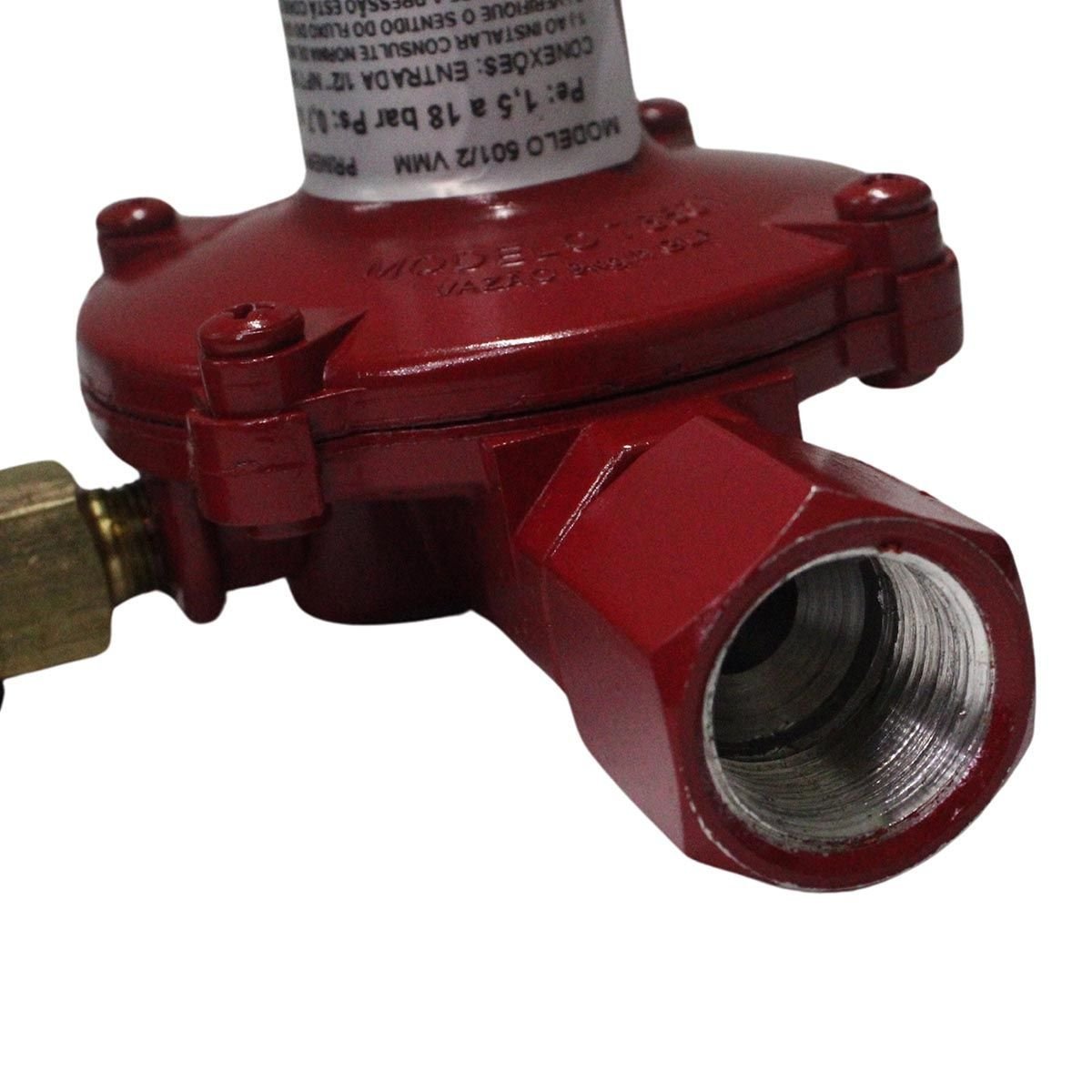 Regulador de Gás Aliança Alta Pressão 9 Kg/h com Manômetro - 2