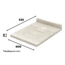 Ver imagem 3 de Tampo para Balcao 40 Cm C902 Americana Calcare Henn