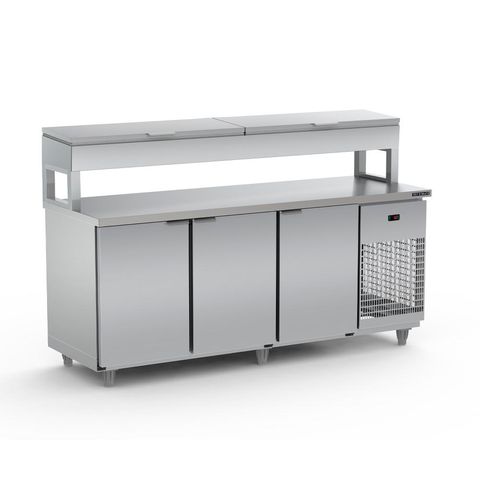 Balcão Condimentador Refrigerado Refrimate 200cm Tampo Estendido 220v Bsrcte 2000