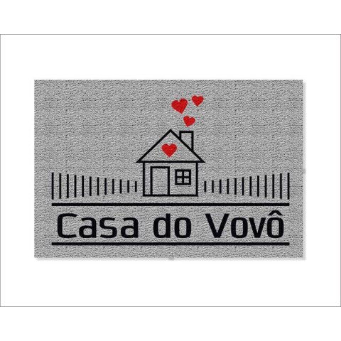Tapete Capacho Casa do Vovô