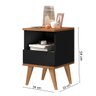 Kit Duas Mesas de Cabeceira Pix - Várias Cores:preto - 4
