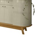 Ver imagem 3 de Buffet Aparador 4 Portas 183 Cm Monaco Cumaru Opala Madetec