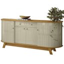 Ver imagem 2 de Buffet Aparador 4 Portas 183 Cm Monaco Cumaru Opala Madetec