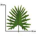 Ver imagem 2 de Planta Artificial Folha Imbé Toque Real Látex Silicone 70cm