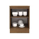 Ver imagem 4 de Balcão Armário de Cozinha 60 cm 1 Porta Rustic/Branco Agata Madesa