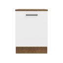 Ver imagem 7 de Balcão Armário de Cozinha 60 cm 1 Porta Rustic/Branco Agata Madesa
