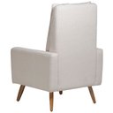 Ver imagem 7 de Poltrona de Amamentação Fixa Pés Manu Noah D02 Bouclê Off White B-114 - Lyam Decor