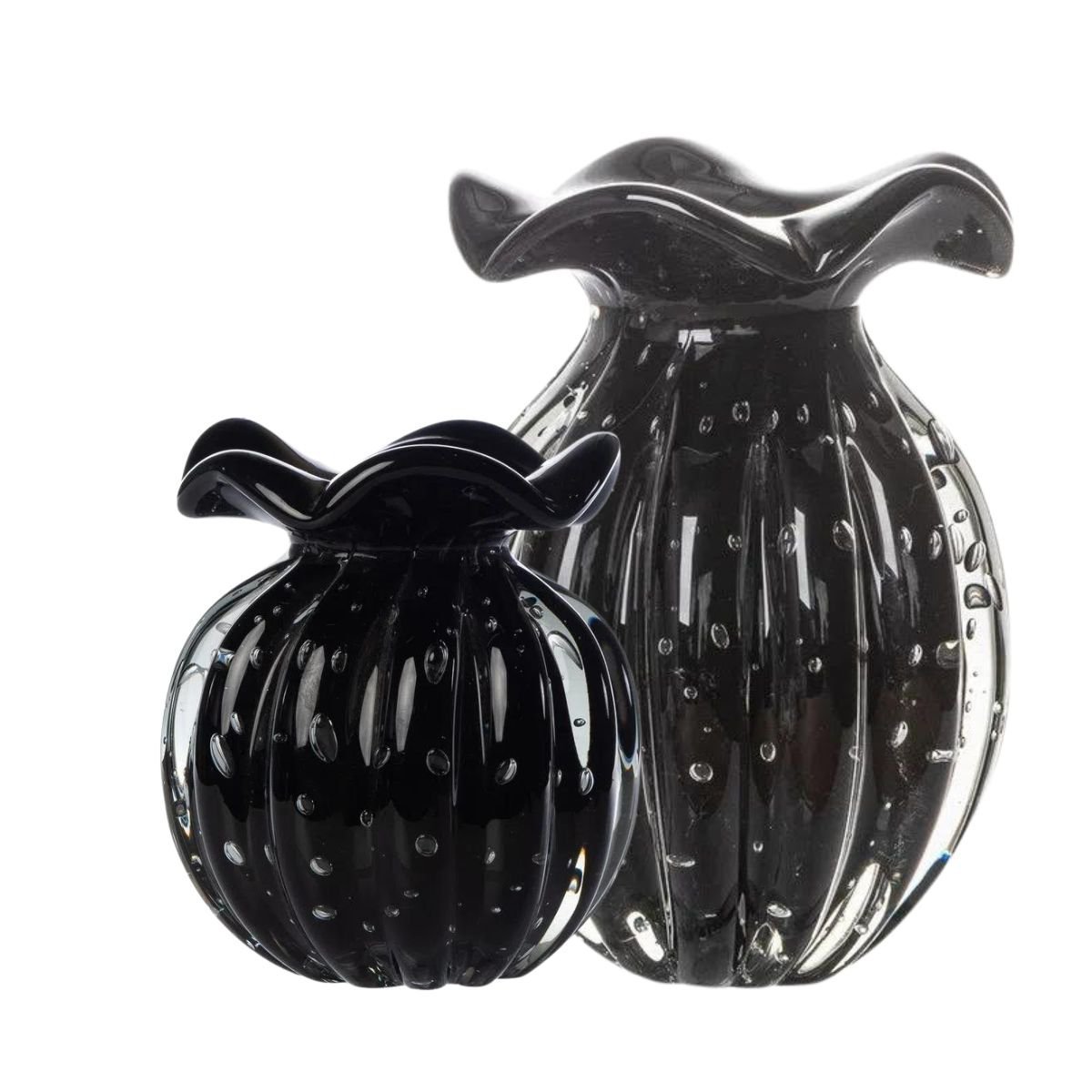 Vaso Trouxinha Cristal Murano Preto P Love - 3