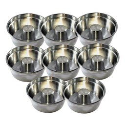 Kit Conjunto Forma Bolo Padaria Furo com Canudo 8 Unidades - 1