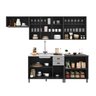 Cozinha Americana Modulada 5 Peças Balcão sem Tampo Paris - 5